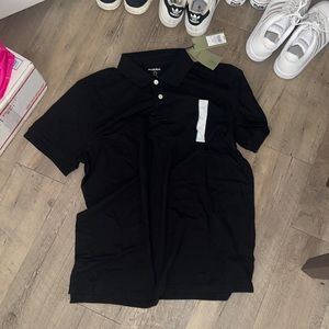 NWT black polo